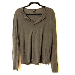 Grey basic long sleeve